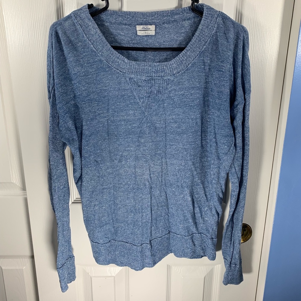 Wallace Women’s Blue Long Sleeve Sweater